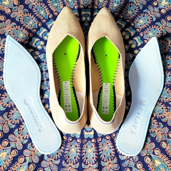 Rothy's The Point in Camel Merino Wool, Size 9.5, EUC - Picture 10 of 11